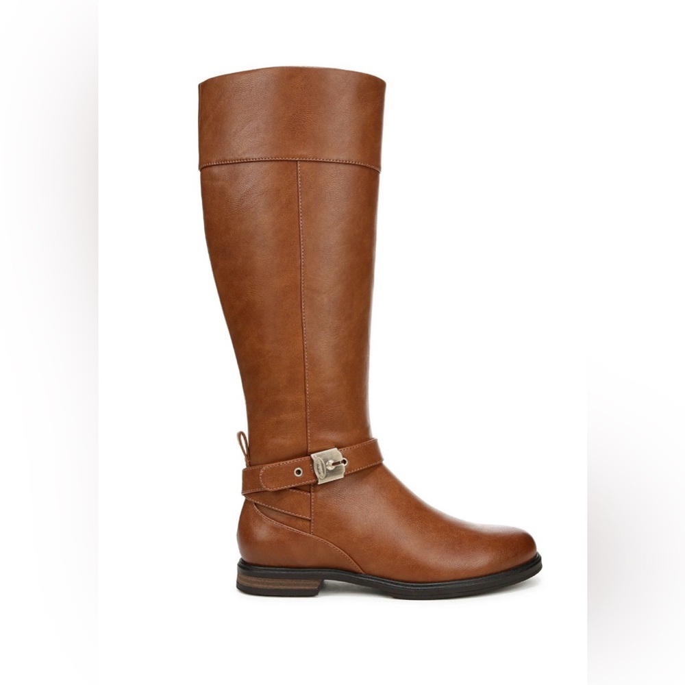 Dr. Scholl's Tan Heeled Boots - Picture 2 of 10